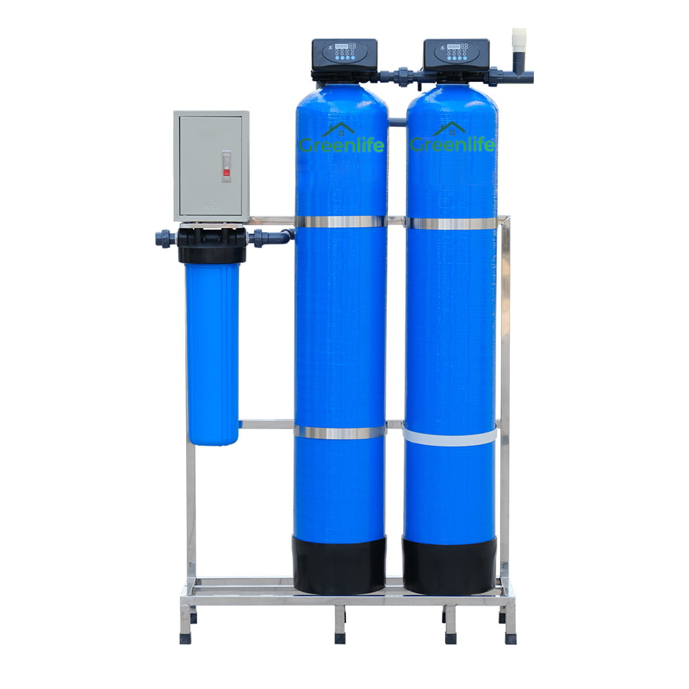 Lọc tổng 3 cấp lọc, van tự động, cột lọc Composite